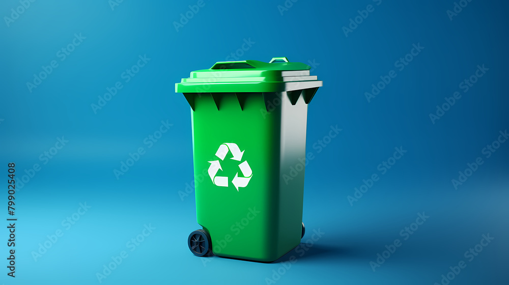 3D rendering of trash can 3D rendering of trash can