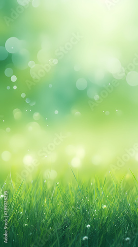 Spring green grass background