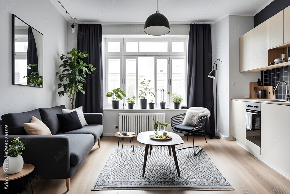 apartment with stylish design apartment with stylish design