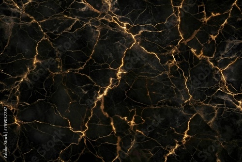 Black marble surface