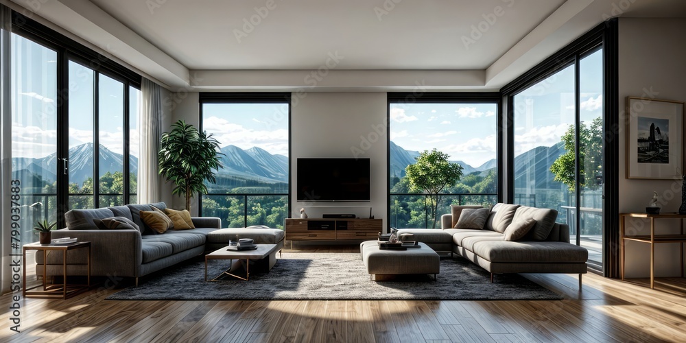 modern living room interior design with sofa and window modern living room interior design with sofa and window