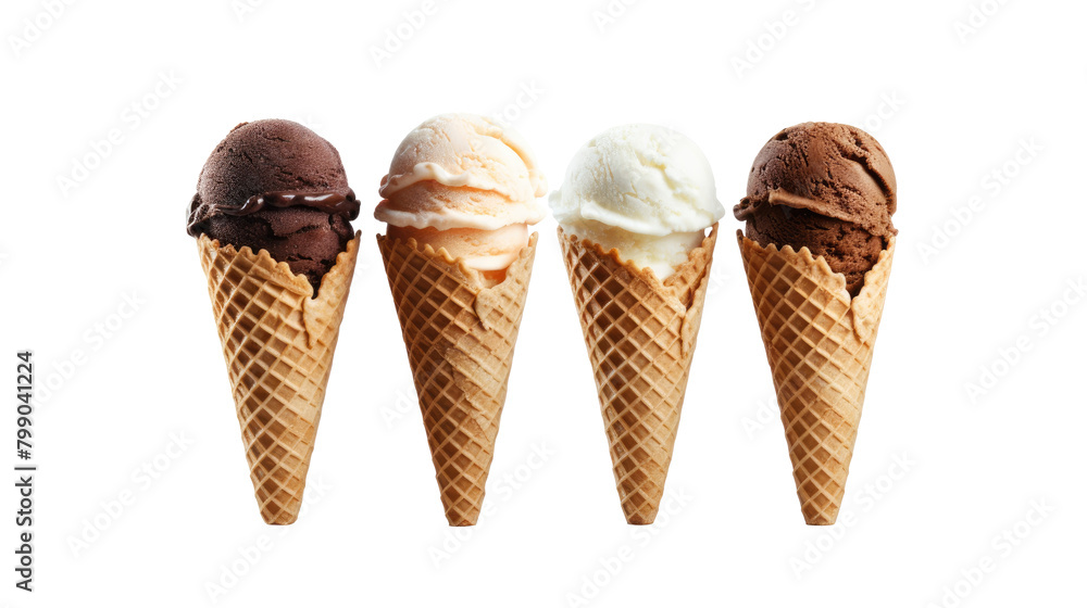 Ice cream on white isolated on clear png background and transparent background. food drink and dessert concept for cafe and restaurent, AI generative.
Ice cream on white isolated on clear png background and transparent background. food drink and dessert concept for cafe and restaurent, AI generative.