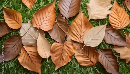 Background picture with autumn leaves