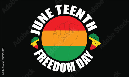 Juneteenth Freedom Day T-Shirt Design