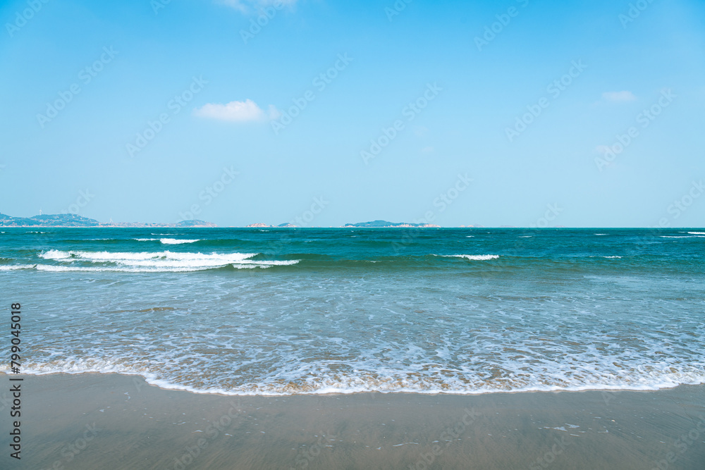 Fototapeta premium Seaside scenery of Pingtan Island, Fuzhou City, Fujian Province, China