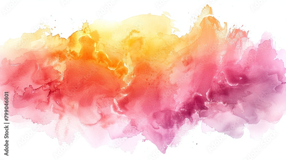 Abstract watercolor painting. Colorful aquarelle background with bright colors.
