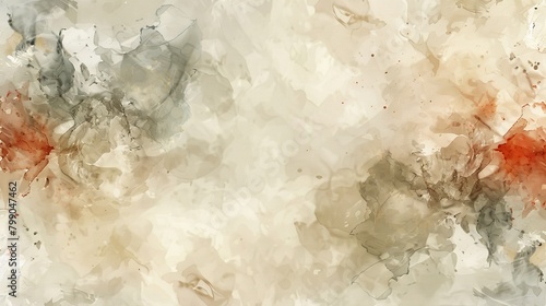 Abstract watercolor background with splashes of paint. Perfect for adding a touch of elegance to any project. photo