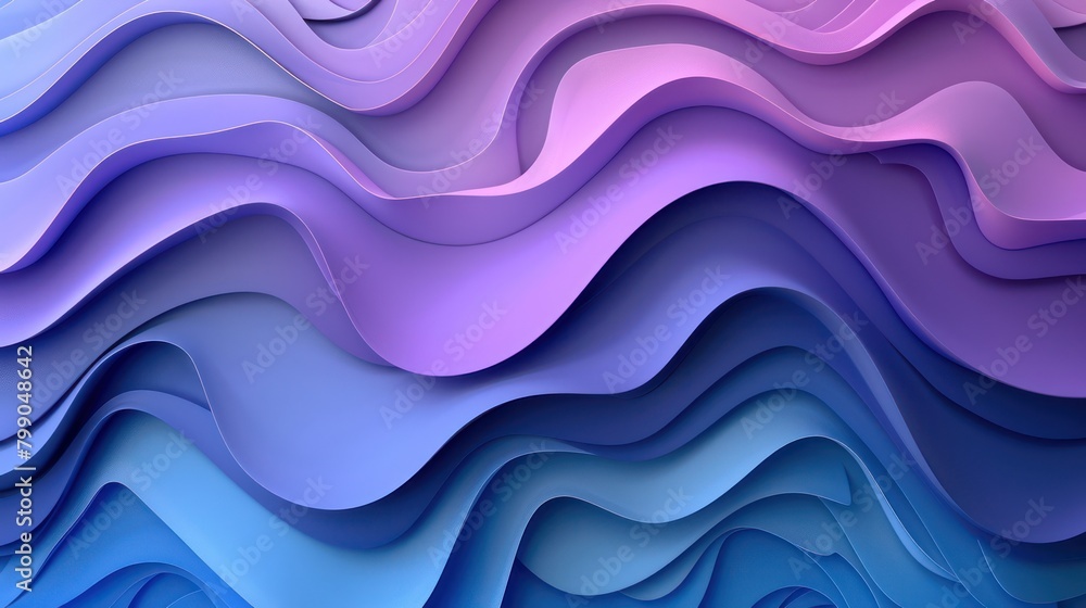 Colorful Abstract Background With Wavy Shapes Colorful Abstract Background With Wavy Shapes