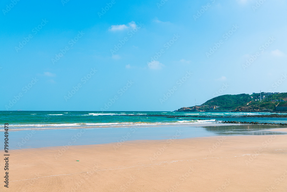 Seaside scenery of Pingtan Island, Fuzhou City, Fujian Province, China