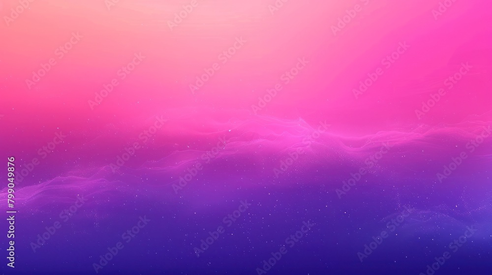 Purple and Pink Sky With Clouds and Stars