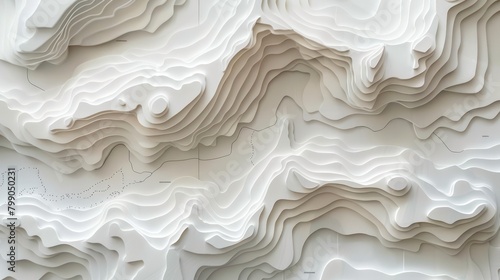 Close Up of a Paper Wall