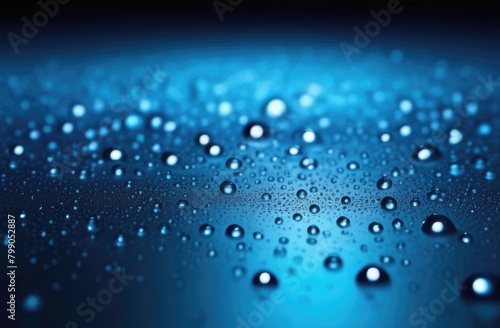 Water drops background  neon  aesthetic  minimalism.  Droplets of water copyspace