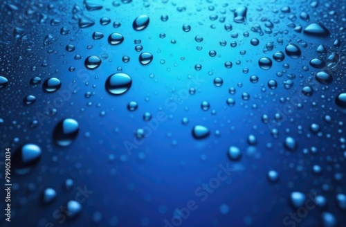 Water drops background, neon, aesthetic, minimalism. Droplets of water copyspace 