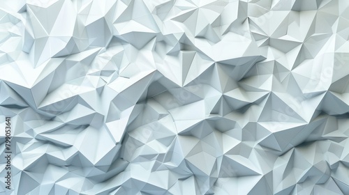 White Wall With Grey Shapes