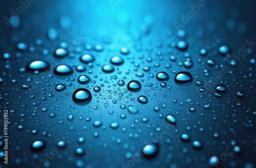 Water drops background, neon, aesthetic, minimalism. Droplets of water copyspace 