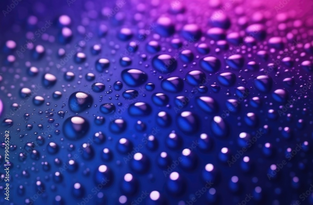 Water drops background, neon, aesthetic, minimalism. Droplets of water copyspace	
