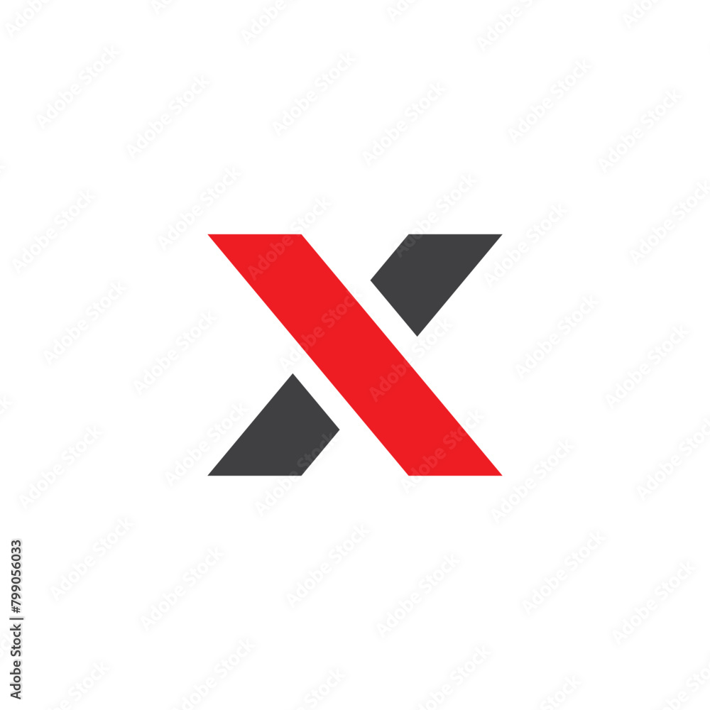 X logo vector icon illustration X logo vector icon illustration