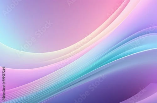 Abstract background with smooth lines in pastel colors for text 