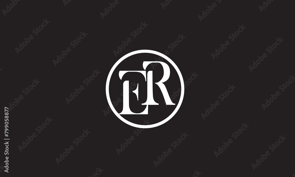 ER, RE, E, R Abstract Letters Logo Monogram ER, RE, E, R Abstract Letters Logo Monogram