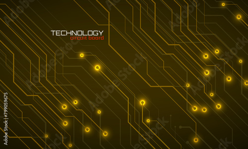 Abstract background with circuit board, technology design. High tech connection system
