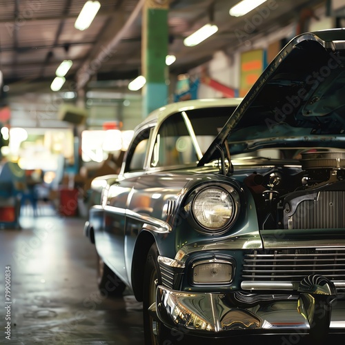 cars repair shop © Narongsak