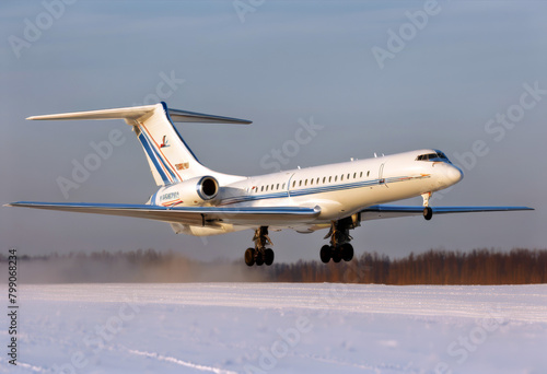 takes RA corporate Zhukovsky MOSCOW RUSSIA jet Tu REGION Tupolev DECEMBER Private Luxury Business Travel Airplane Airport Plane Old Vehicle Transportation Aircraft Commercial photo