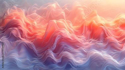Experience serenity and sophistication in equal measure as you immerse yourself in the soft pastel waves of this abstract background photo