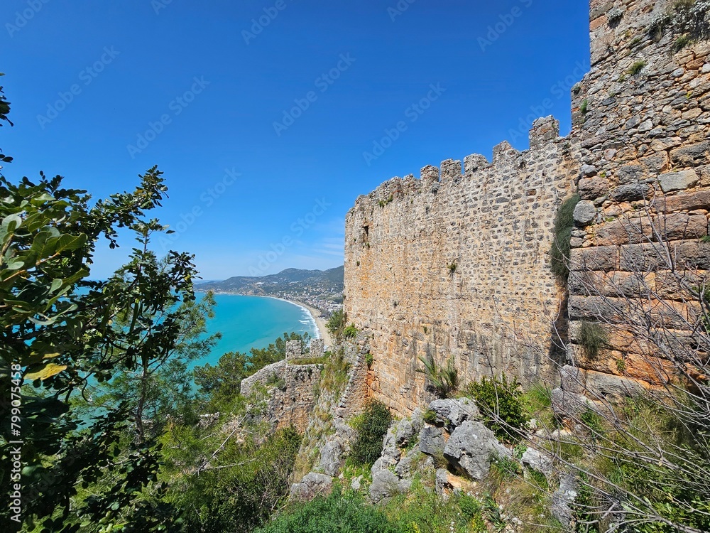 Alanya Türkei Panorama, Altstadt und Sehenswürdigkeiten