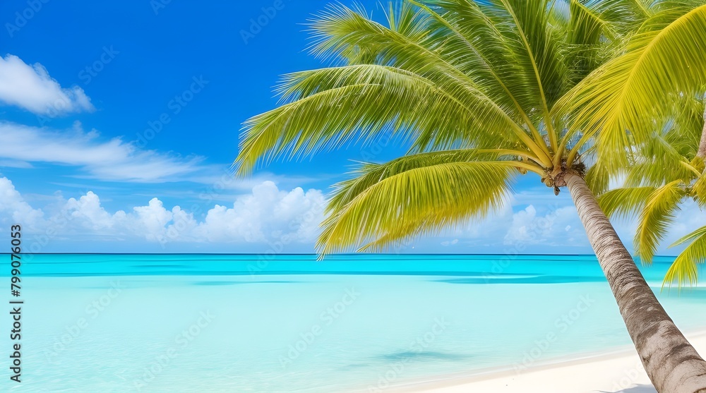 Waves on the beach create a stunning summertime scene with the mountain in the background