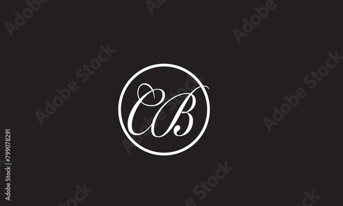 CB  BC  C  B Abstract Letters Logo Monogram