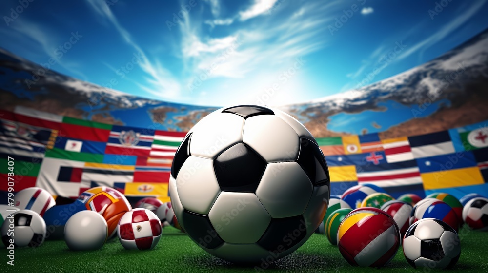 Naklejka premium The upcoming World Cup