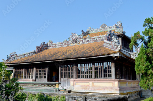 Emperor's library at Thai Hoa Palace, Hue, Vietnam