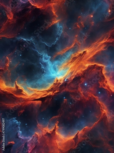 An enchanting ultra-detailed nebula abstract wallpaper, fueling cosmic escapades and imagination