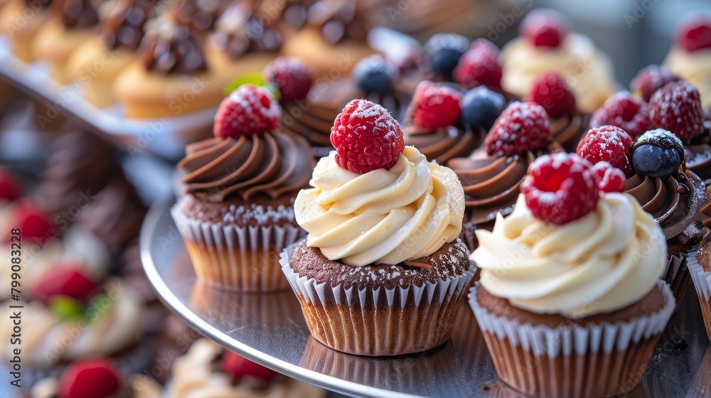 Platters of Cupcakes and Pastries for Events Platters of Cupcakes and Pastries for Events