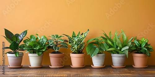 Indoor Decorative Potted Plants with Air Purifying Guides for Wellness and Lifestyle Improvements