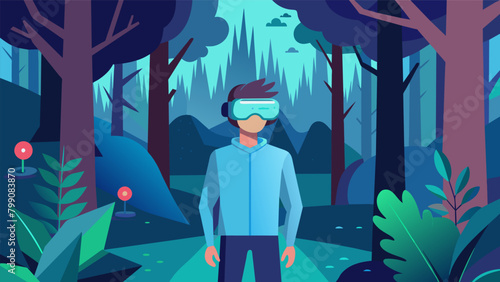In a virtual forest environment a the uses VR to expose a patient with anxiety to their fears in a controlled setting allowing for desensitization and.