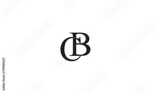 CB, BC, C, B Abstract Letters Logo Monogram