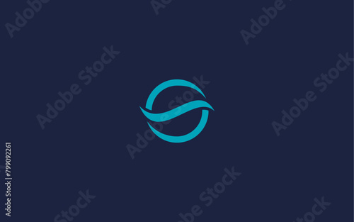 letter s with waves logo icon design vector design template inspiration
