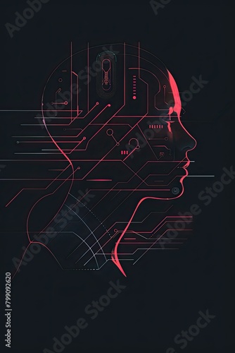 Technology logo poster