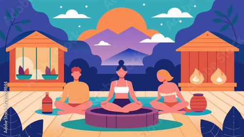 Nestled in the embrace of the sauna individuals can let go of their guard and allow their minds to rest promoting a sense of inner peace and mental.