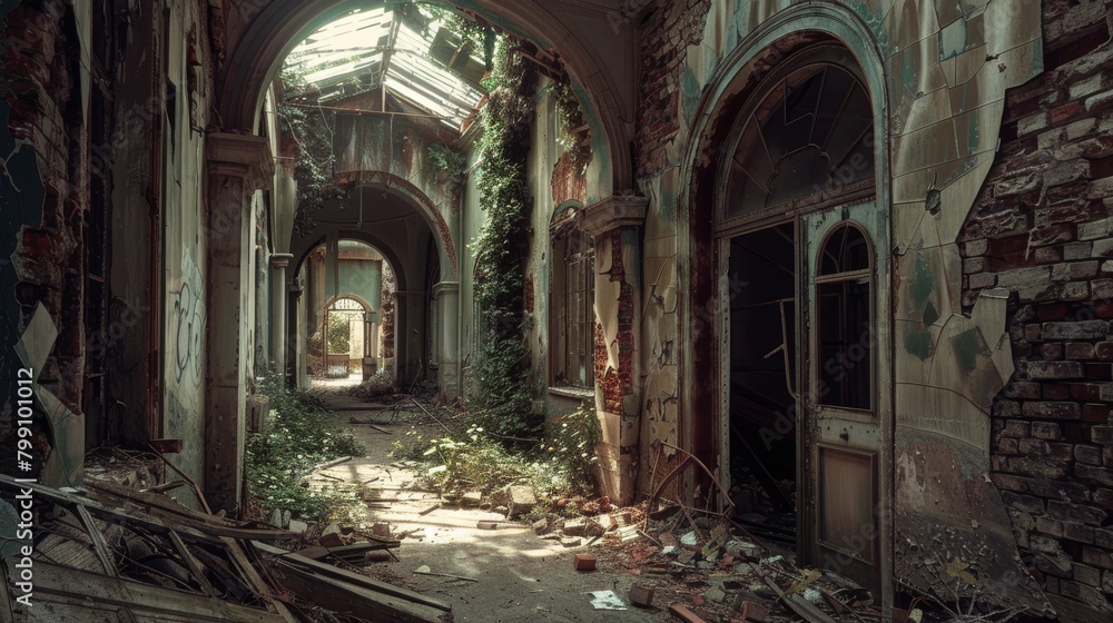 Abandoned Place Backdrop / Background / Wallpaper