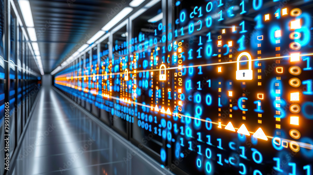 Abstract binary code Abstract binary code