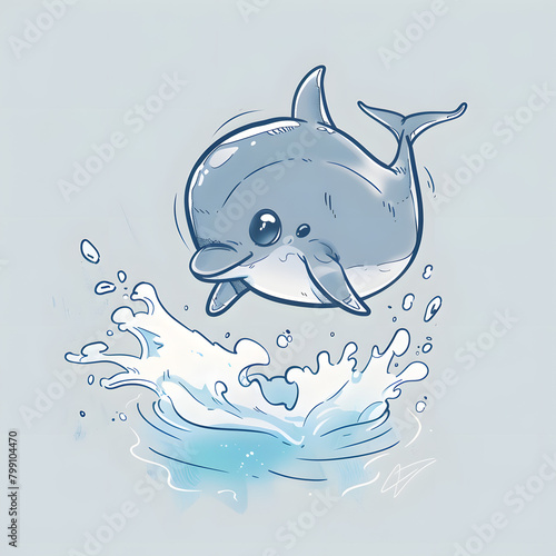 a_playful_chibi-style_drawing_of_a_baby_chibi_dolphin