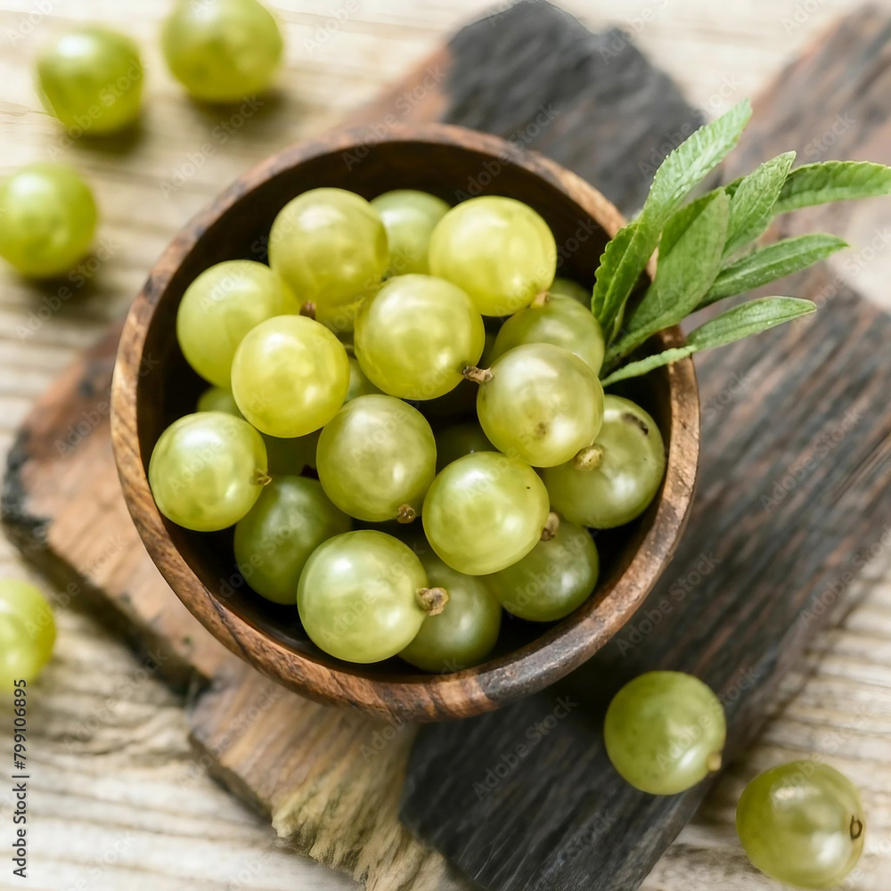 Amla Indian gooseberry fruits with leaves isolated Ai generative. Amla Indian gooseberry fruits with leaves isolated Ai generative.