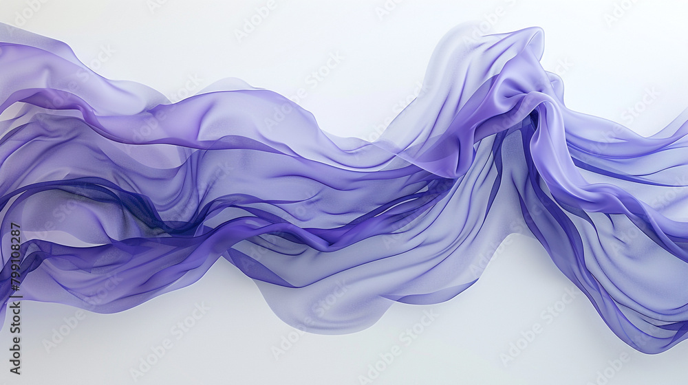 A deep periwinkle wave, serene and profound, flowing dynamically over a white canvas, presented in a breathtakingly clear high-definition image. A deep periwinkle wave, serene and profound, flowing dynamically over a white canvas, presented in a breathtakingly clear high-definition image.