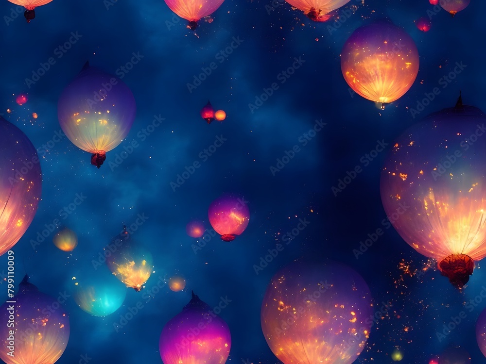 Luminous Dreamscape featuring abstract colorful lights display