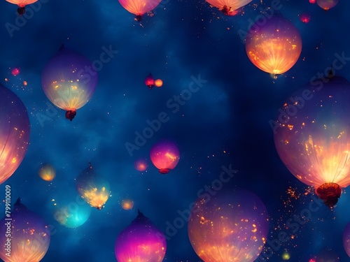 Luminous Dreamscape featuring abstract colorful lights display