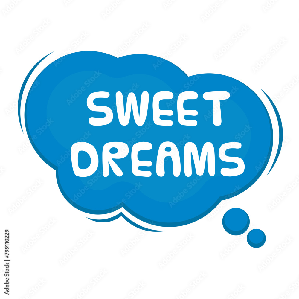 Sweet Dreams Messages Sticker Design lettering sticker typographic message chat badge Sweet Dreams Messages Sticker Design lettering sticker typographic message chat badge
