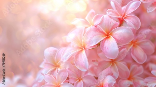 Pink flowers adorn tree branches