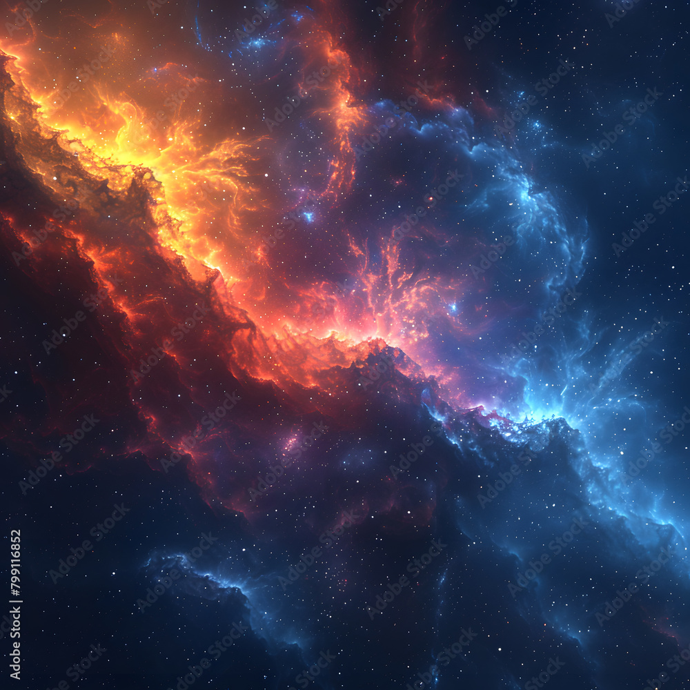 Fototapeta premium Digital Galactic Gateway